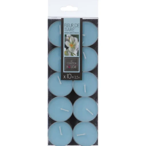 Atmosphera Bougie Chauffe Plat Parfumee Fleur Tiare X10 Pieces