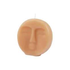 maxibazar Bougie Forme Visage 9X2.5X9Cm Semoule