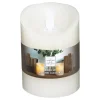 Atmosphera Bougie Led Blanc Casse 205G