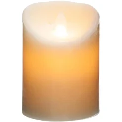Atmosphera Bougie Led Blanc Casse 370G