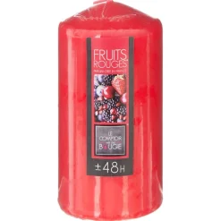 Atmosphera Bougie Parfumee Ronde 395G Fruit Rouge 7X14Cm