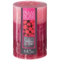 Atmosphera Bougie Parfumee Trio Framboise 7X10Cm