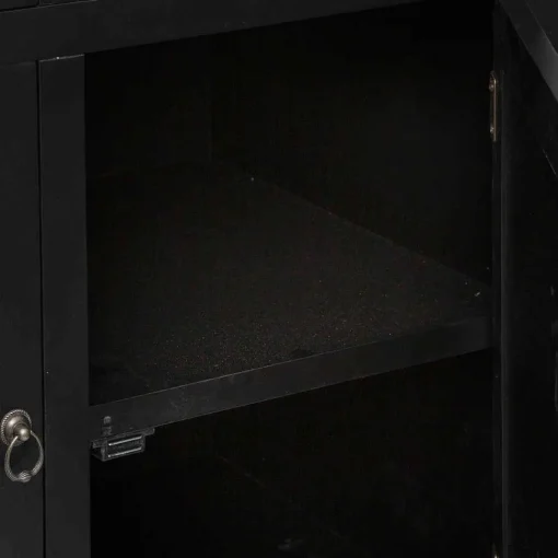 Buffet 2 Portes 2 Tiroirs Chrysa Noir