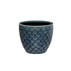 maxibazar Cache Pot Ceramique D.25X22Cm