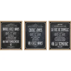 Atmosphera Cadre Deco Bistrot 24.5X31.5Cm