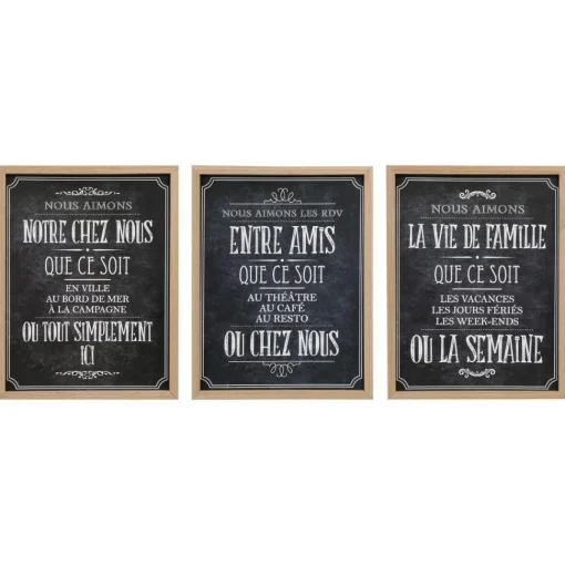 Atmosphera Cadre Deco Bistrot 24.5X31.5Cm