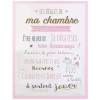 maxibazar Cadre Les Regles De La Chambre Fille