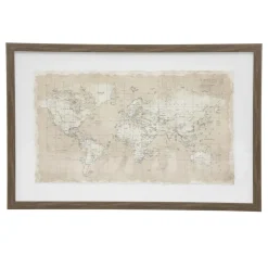 maxibazar Cadre Verre Monde Tery D.60X40Cm