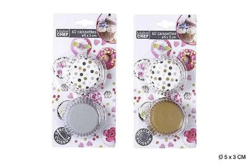 Caissette Imprimee D.5X3Cm X60Pcs
