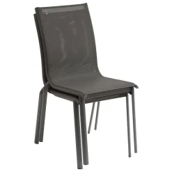 Chaise Axant Empilable Anthracite Graphite