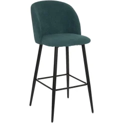 Chaise De Bar Pied Noir Celeste Jade