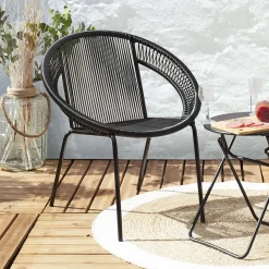 Chaise Filaire Noir