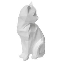 maxibazar Chat Resine Origami Delia H.20Cm