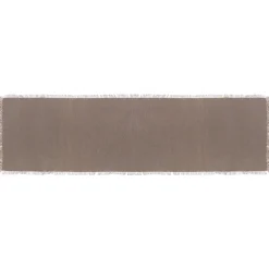 maxibazar Chemin De Table Maha Gris 38X140Cm