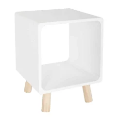 Chevet Break Blanc X2 D.30X40Cm Et 35X45Cm