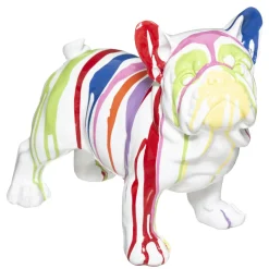 Atmosphera Chien Resine Trash D.34X18X26 Blanc