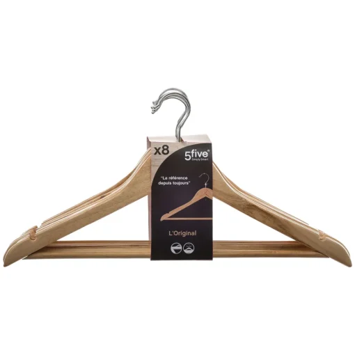 Cintre Bois X8 Pièces