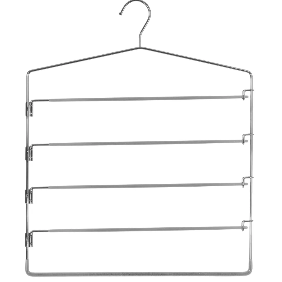 Cintre Metal 5 Pantalons Gris