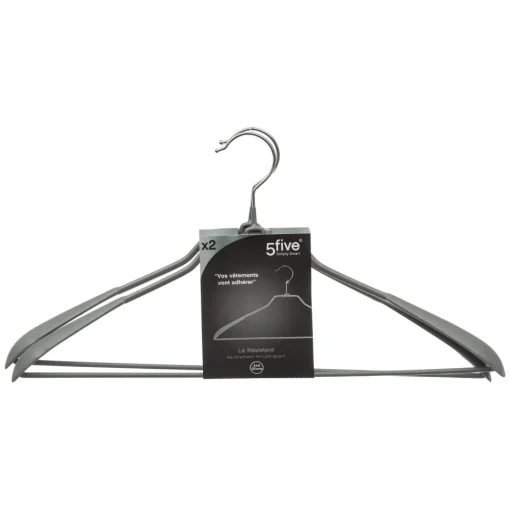 Cintre Metal Veste Gris X2 Pièces