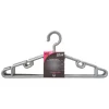 Cintre Plastique Gris X10 Pièces