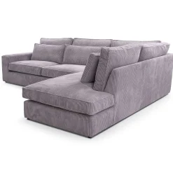 Cobra Canapé Angle Droit Gris Lincoln 86