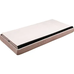 Coffre Banc Pliable Velours Cotele Giulia Rose