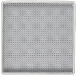 maxibazar Coffre Pouf Pliable Compatible Brique Gris