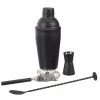 Coffret A Cocktail 4 Accessoires Noirs