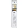 Colonne 1 Porte 3 Étagères Mdf Étagères Mdf Miami