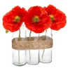 Atmosphera Composition Coquelicot Tube Verre H.23Cm X3