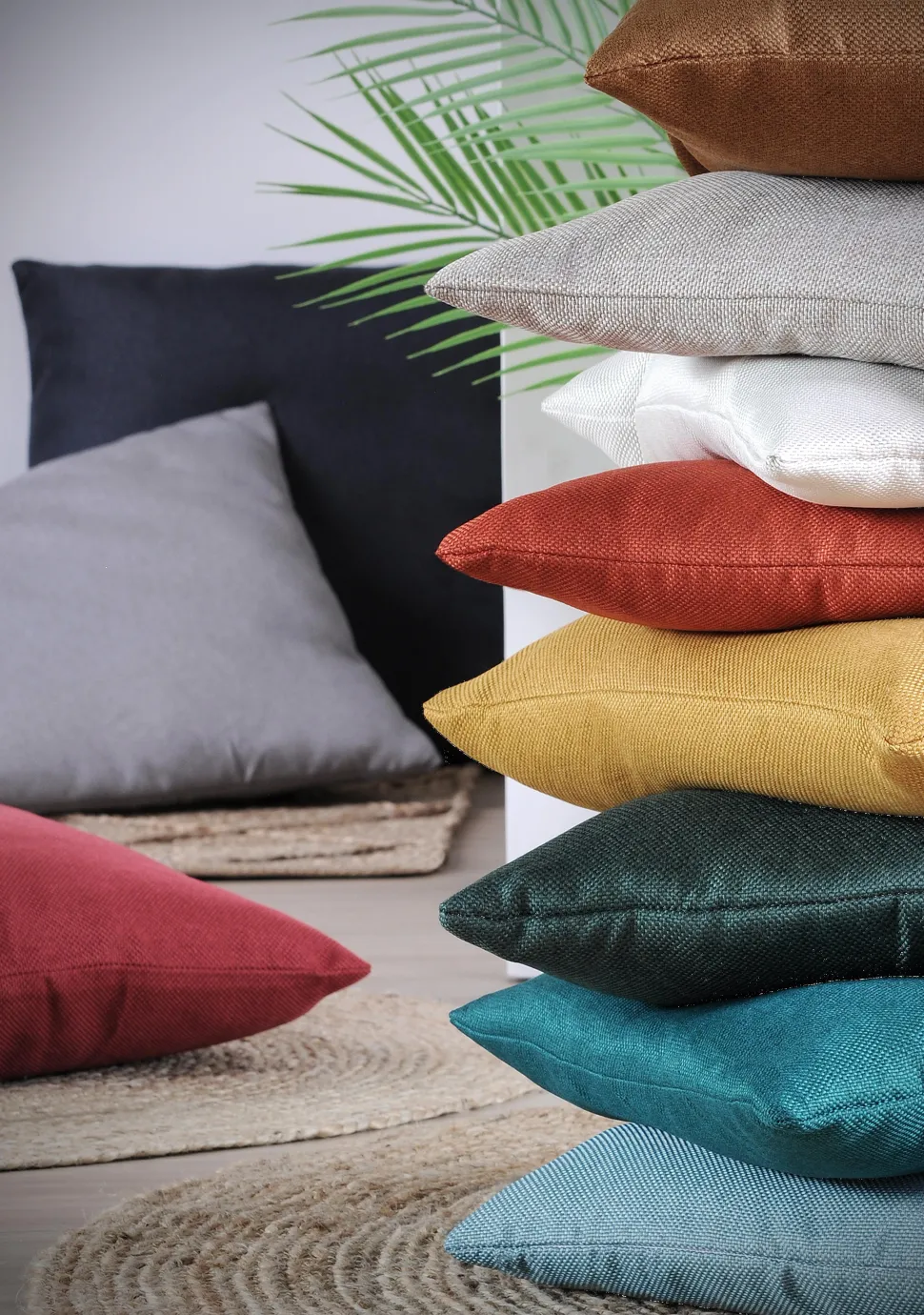 maxibazar Copenhague Coussin 50X50Cm Perle