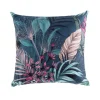 maxibazar Coussin 45 X 45 Cm Velours Imprime Laurena