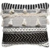 Atmosphera Coussin 3D Lurex Blanc Et Noir 45X45Cm