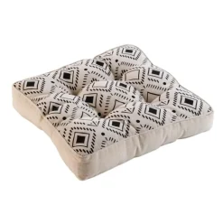 maxibazar Coussin De Sol 40X40X8Cm Imprime Nalika