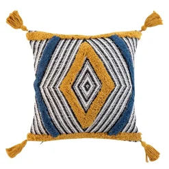 maxibazar Coussin Dehoussable 40X40Cm Teranga Bleu