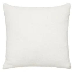 maxibazar Coussin Effet Mohair Kodi Ivoire 45X45Cm