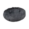 Coussin Rond Apaisant D.75X24Cm Fluffy Anthracite