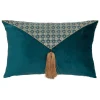 maxibazar Coussin Velours Pampille Jil 38X58Cm