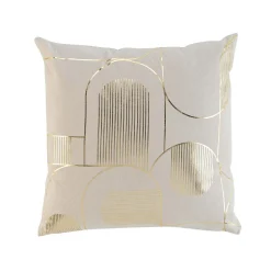 maxibazar Coussin 45X45Cm Coton Imprime Metallise Seventies