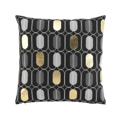 maxibazar Coussin 45X45Cm Coton Imprime Metallise Calidor