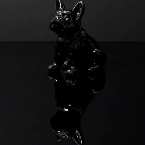 maxibazar Deco Mini Bulldog Ceramique 10Cm