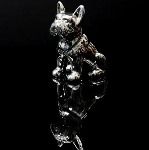 maxibazar Deco Mini Bulldog Ceramique 10Cm