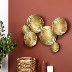 maxibazar Deco Murale Metal Dore