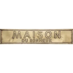 maxibazar Deco Murale Metal Embosse D.99X20Cm