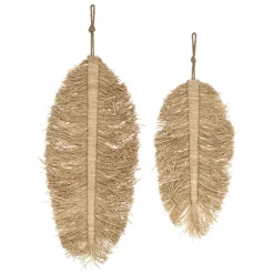 Atmosphera Deco Murale Raphia Oasis X2 Pieces