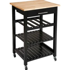 Desserte Claude Noir D.58X48X87Cm