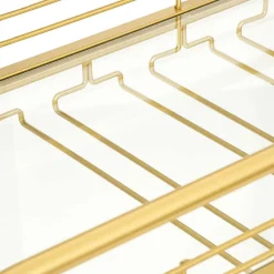 Desserte Metal Verre Antonella Dore H.90Cm