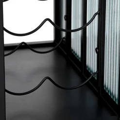 Desserte Metal Verre Noam Noir