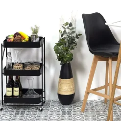 Desserte Pliante Noir