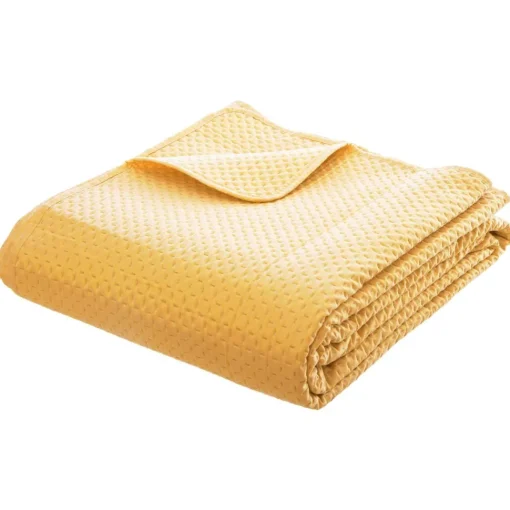 Atmosphera Dessus Lit Dolce 240X260Cm 2 Taies Ocre